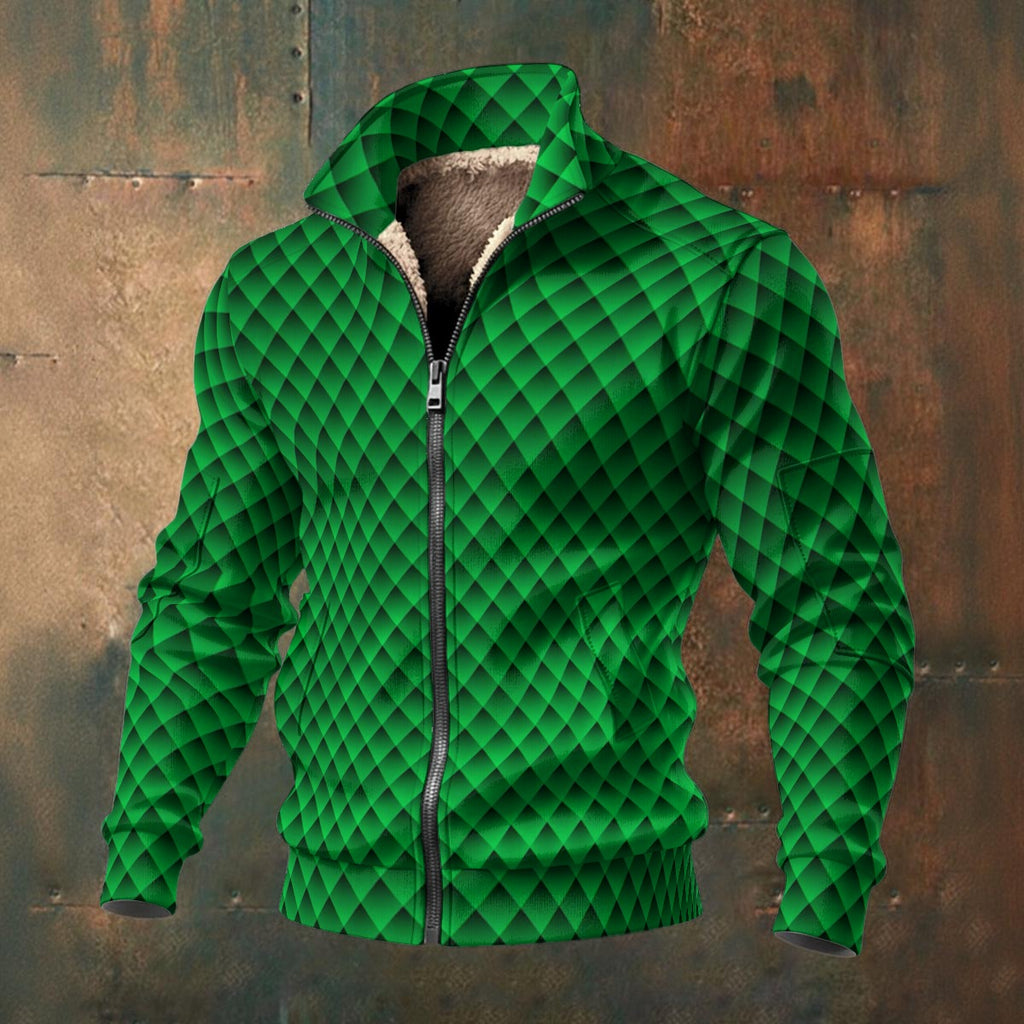 🧊“FrostFlex™ Knit Fleece — Built for Bold” - Men's Fleece Zip Jacket - Exclusive