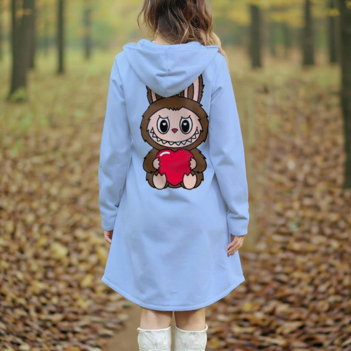 Exclusive Designed - Women's Long Hooded Dress