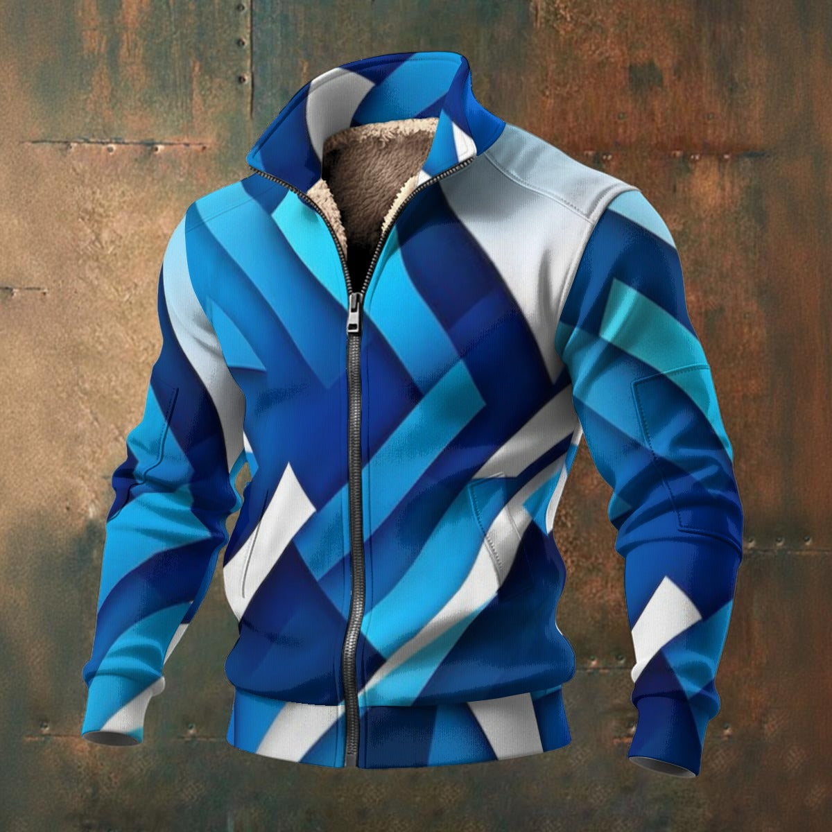 🧊“FrostFlex™ Knit Fleece — Built for Bold” - Men's Fleece Zip Jacket