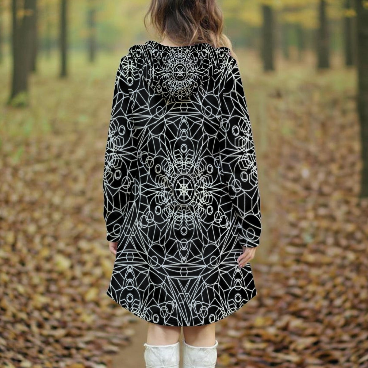 Exclusive Designed - Women's Long Hooded Dress
