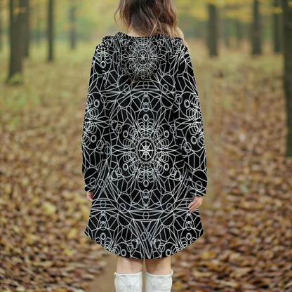 Exclusive Designed - Women's Long Hooded Dress