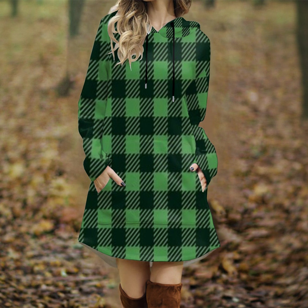 Exclusive Designed - Women's Long Hooded Dress