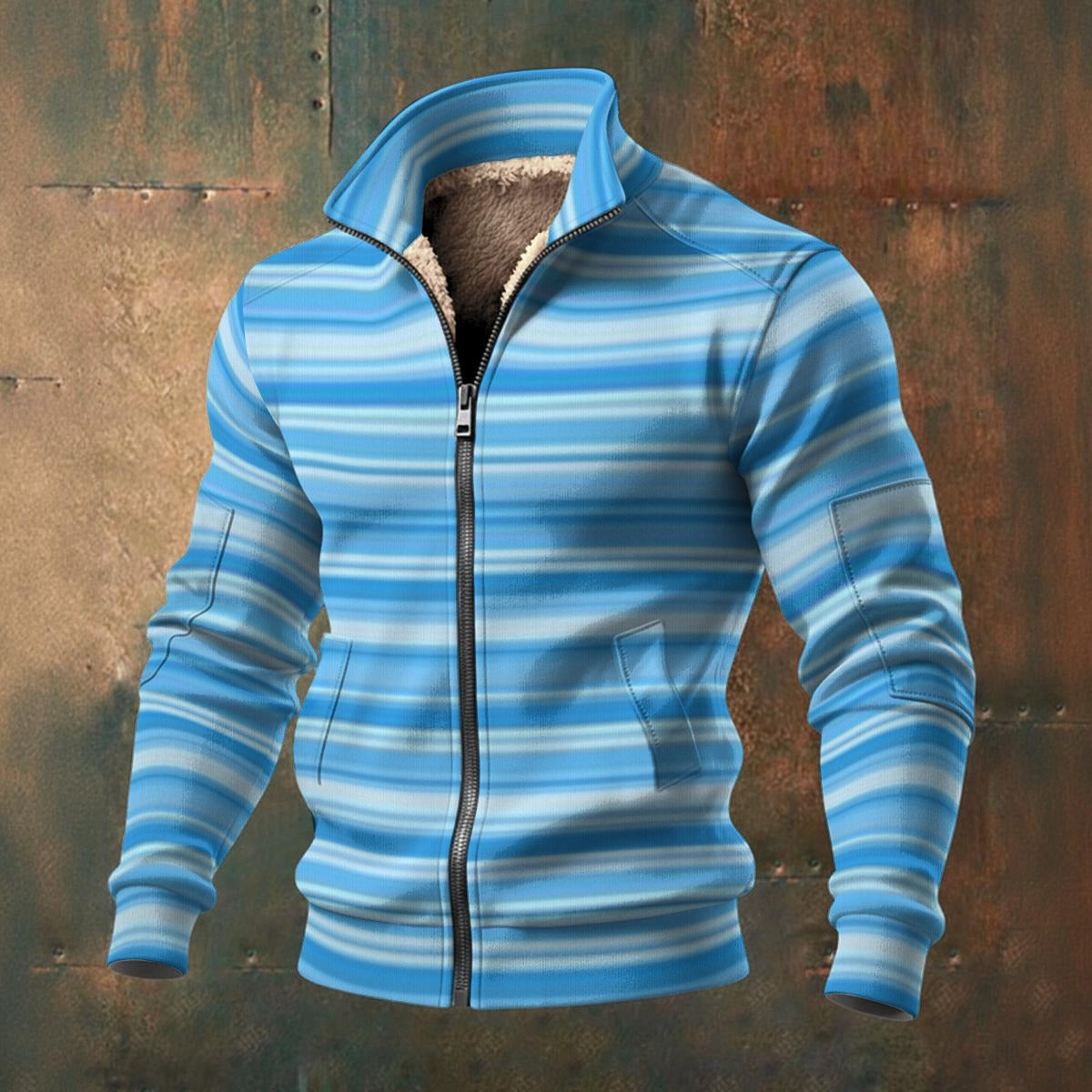 🧊“FrostFlex™ Knit Fleece — Built for Bold” - Men's Fleece Zip Jacket - Exclusive