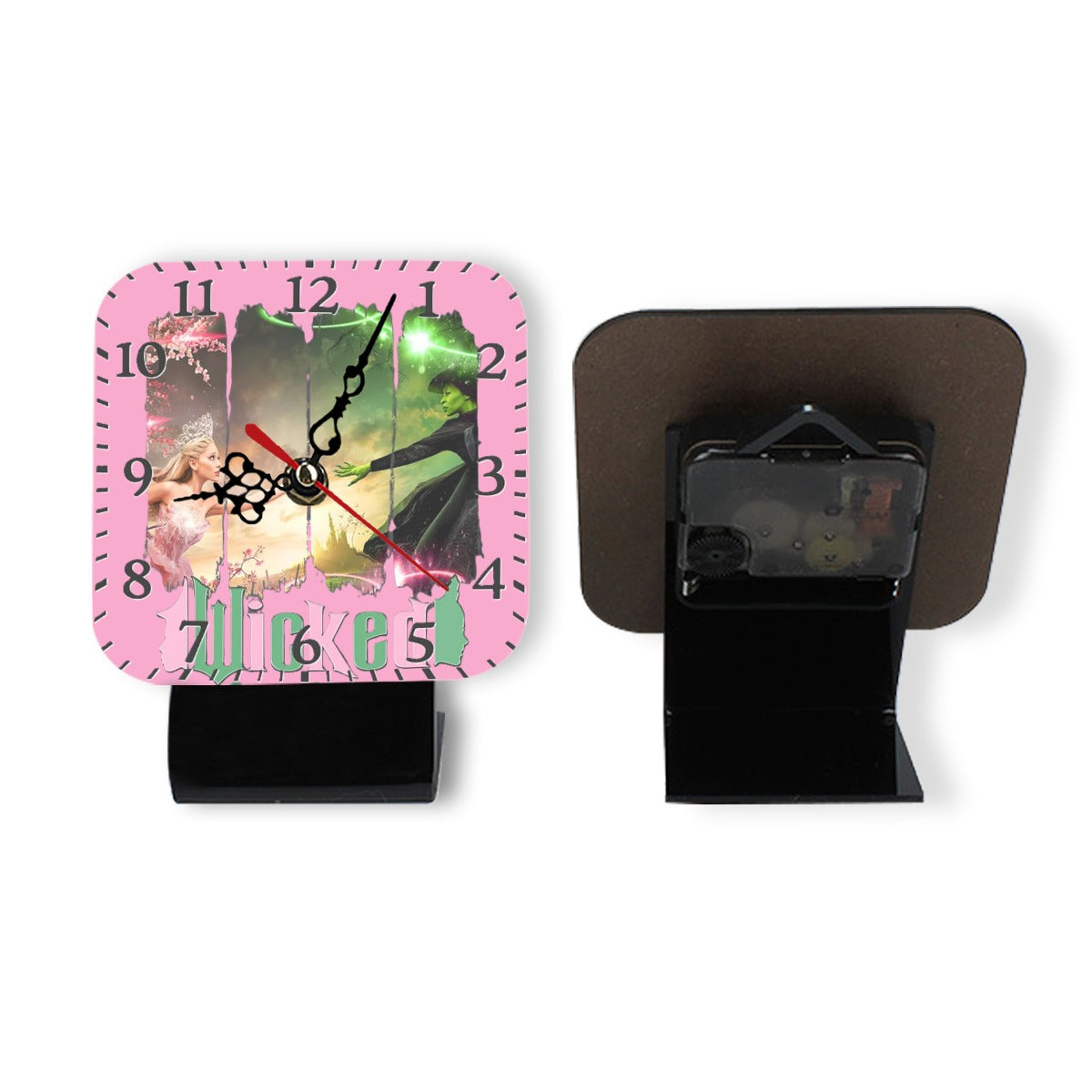 Exclusive Wicked Square Wood Clock