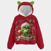 🎄Exclusive Limited Edition Kid’s Grinch Christmas Fleece Hoodie – Cute, Cozy & Holiday‑Ready