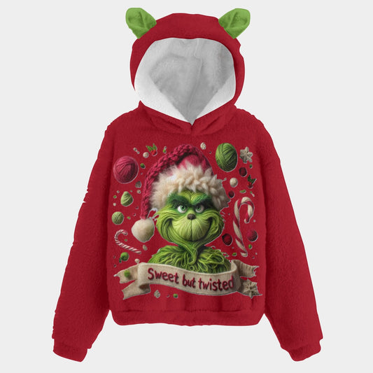 🎄Exclusive Limited Edition Kid’s Grinch Christmas Fleece Hoodie – Cute, Cozy & Holiday‑Ready