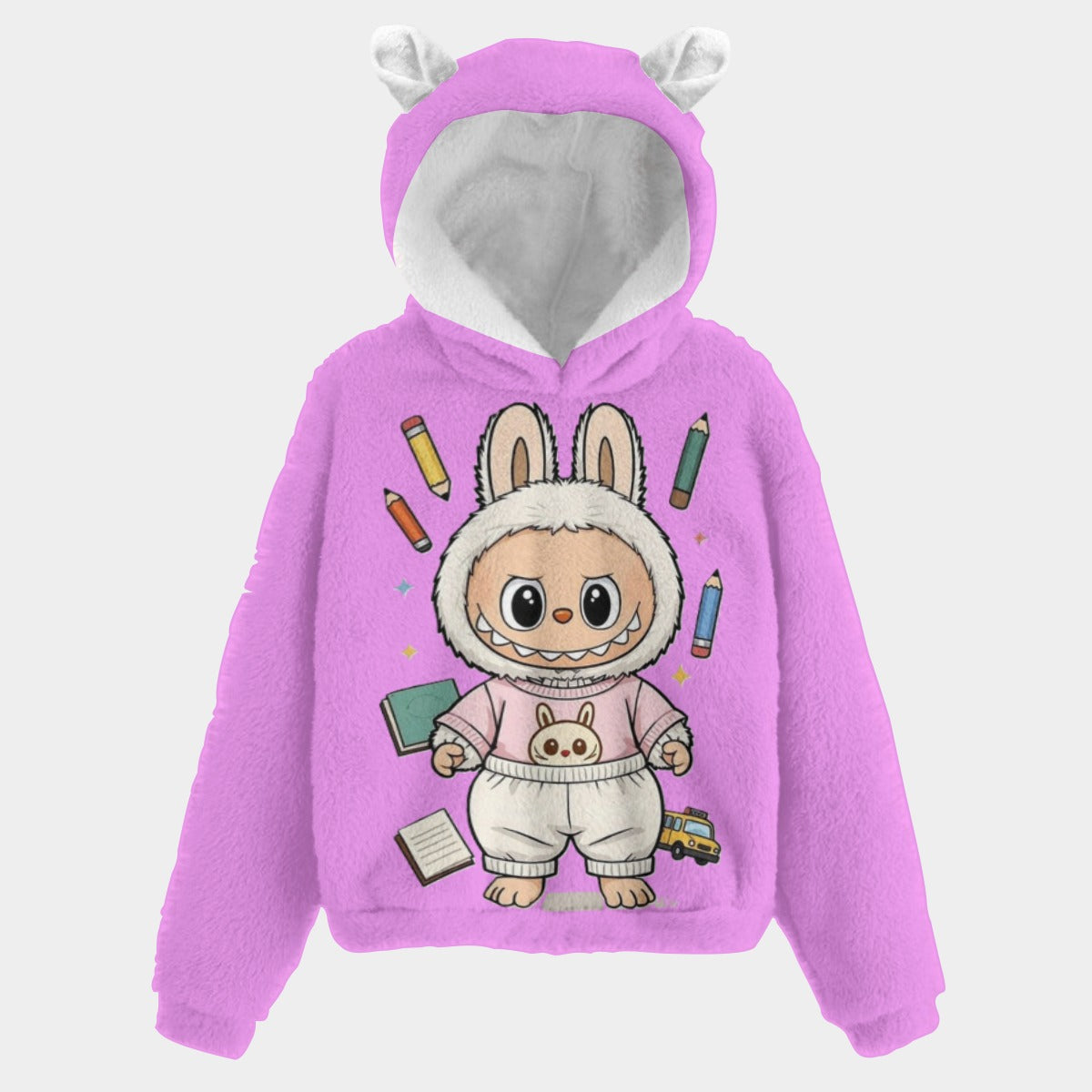 🧸Labubu SnugglePop™ Hoodie – Cute, Cozy & Ear-Resistible