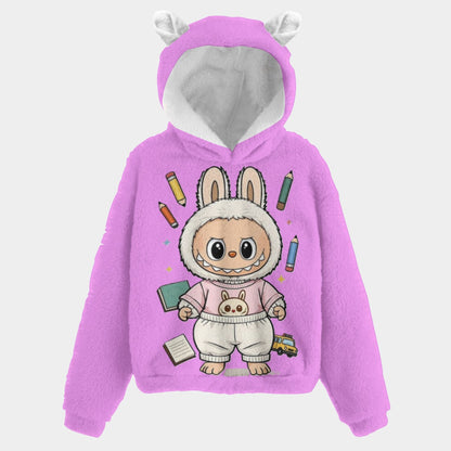 🧸Labubu SnugglePop™ Hoodie – Cute, Cozy & Ear-Resistible