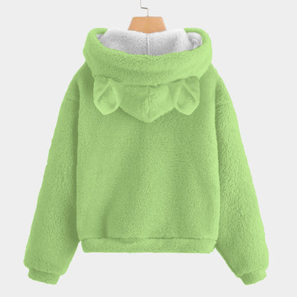 🧸Labubu Stitch SnugglePop™ Hoodie – Cute, Cozy & Ear-Resistible