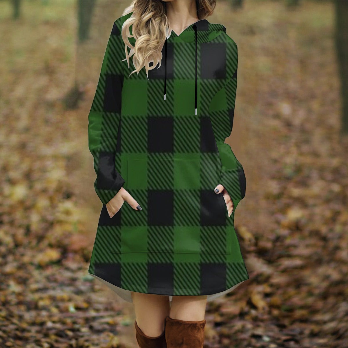 Exclusive Designed - Women's Long Hooded Dress