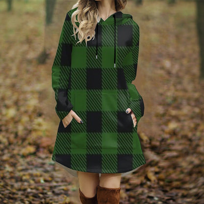 Exclusive Designed - Women's Long Hooded Dress