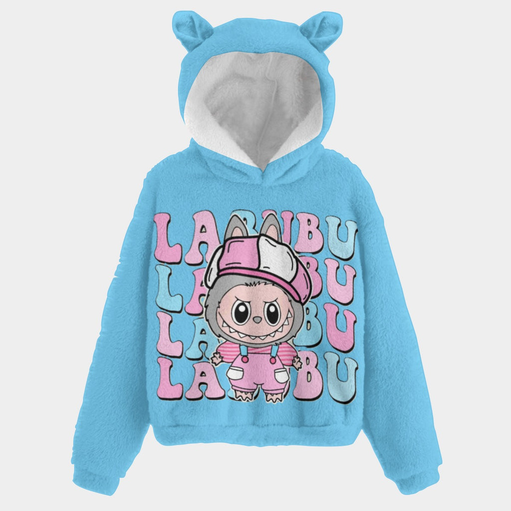 🧸Labubu SnugglePop™ Hoodie – Cute, Cozy & Ear-Resistible