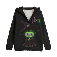 Exclusive Unisex Labubu Wicked Kid's Zip Sweatshirt Hoodie