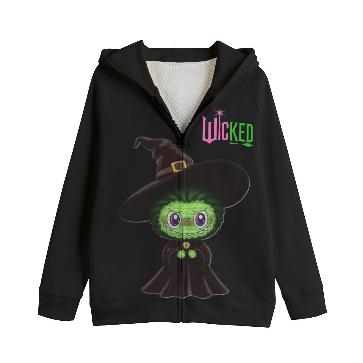 LABUBU WICKED HOODED SWEATER JACKETS -KIDS SWEATER JACKET