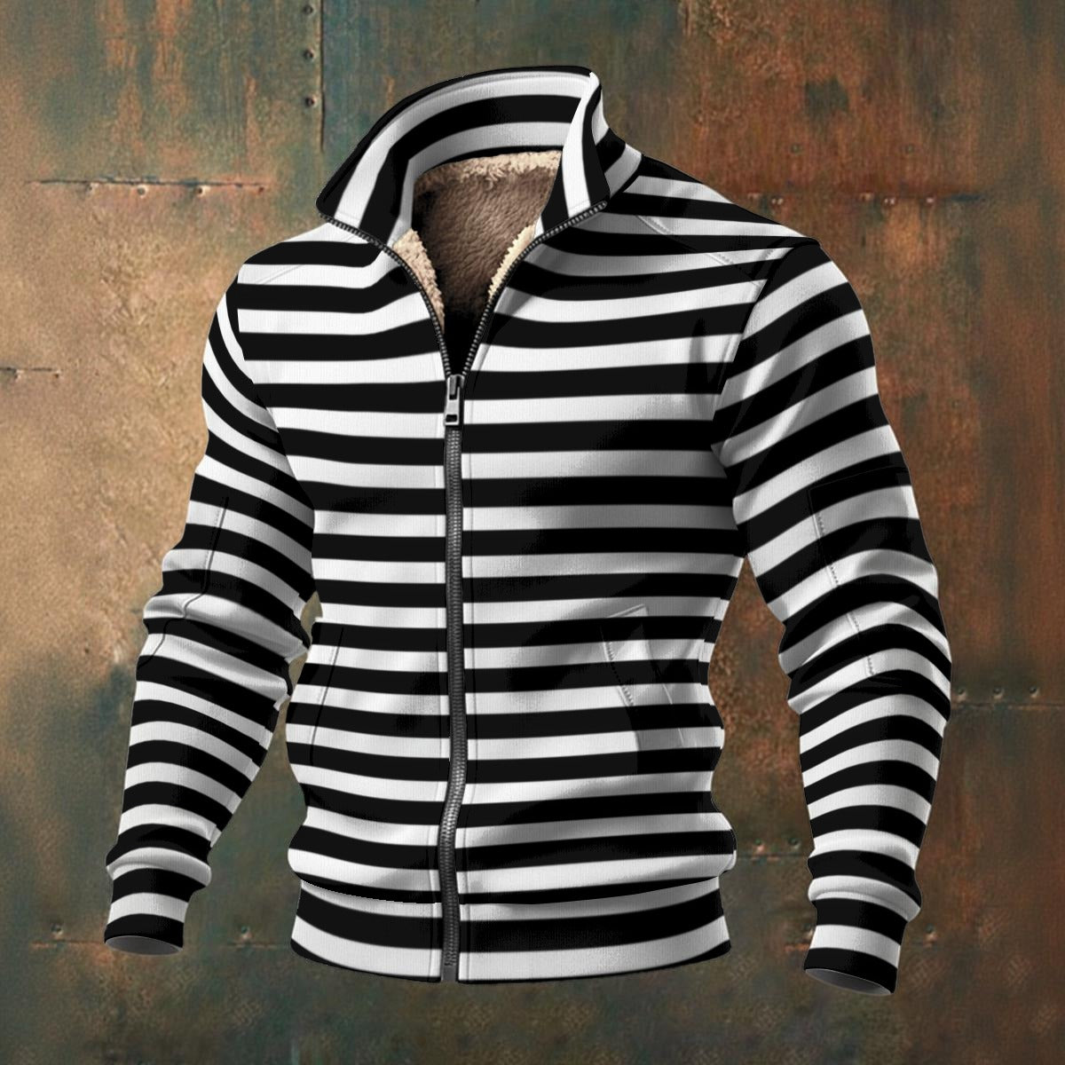 🧊“FrostFlex™ Knit Fleece — Built for Bold” - Men's Fleece Zip Jacket - Exclusive