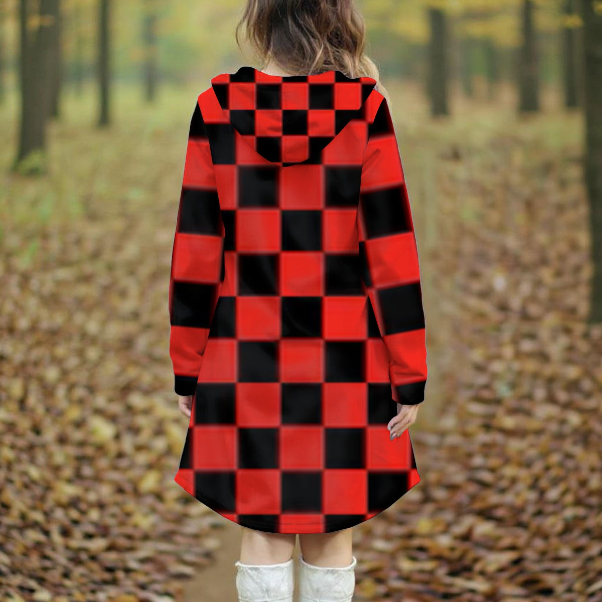 Exclusive Designed - Women's Long Hooded Dress