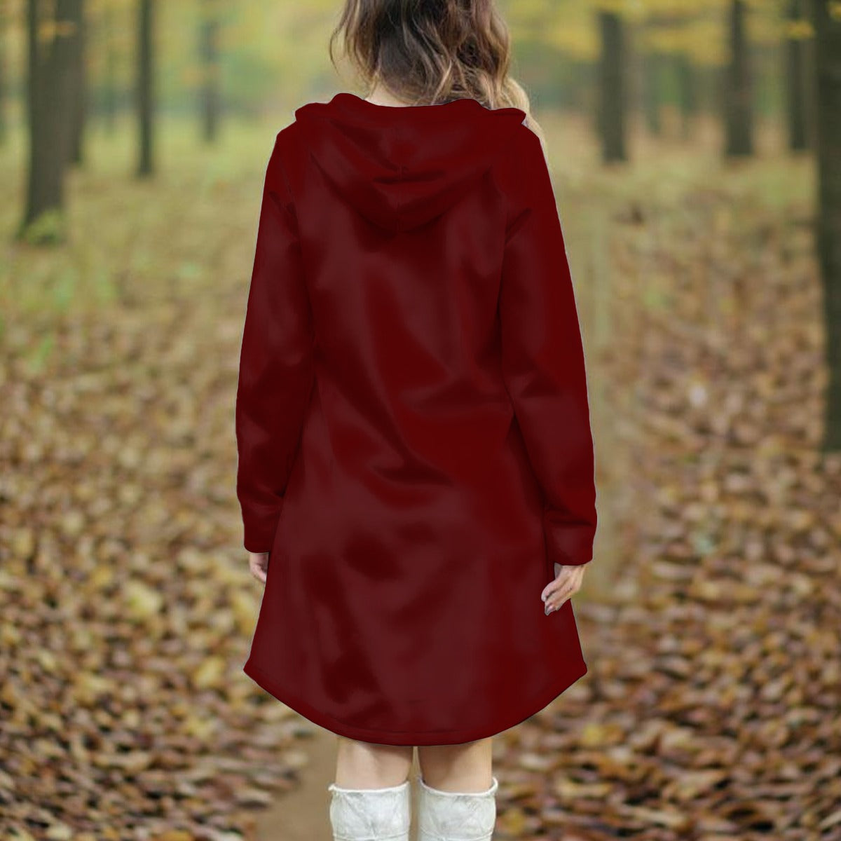 Exclusive Designed - Women's Long Hooded Dress