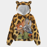 🔥Exclusive Limited Edition Zootopia 2™ Kid’s Cozy Warm Fleece Hoodie with Cute Animal Ears