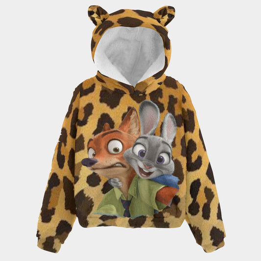🔥Exclusive Limited Edition Zootopia 2™ Kid’s Cozy Warm Fleece Hoodie with Cute Animal Ears