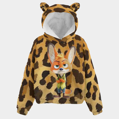 🔥Exclusive Limited Edition Zootopia 2™ Kid’s Cozy Warm Fleece Hoodie with Cute Animal Ears
