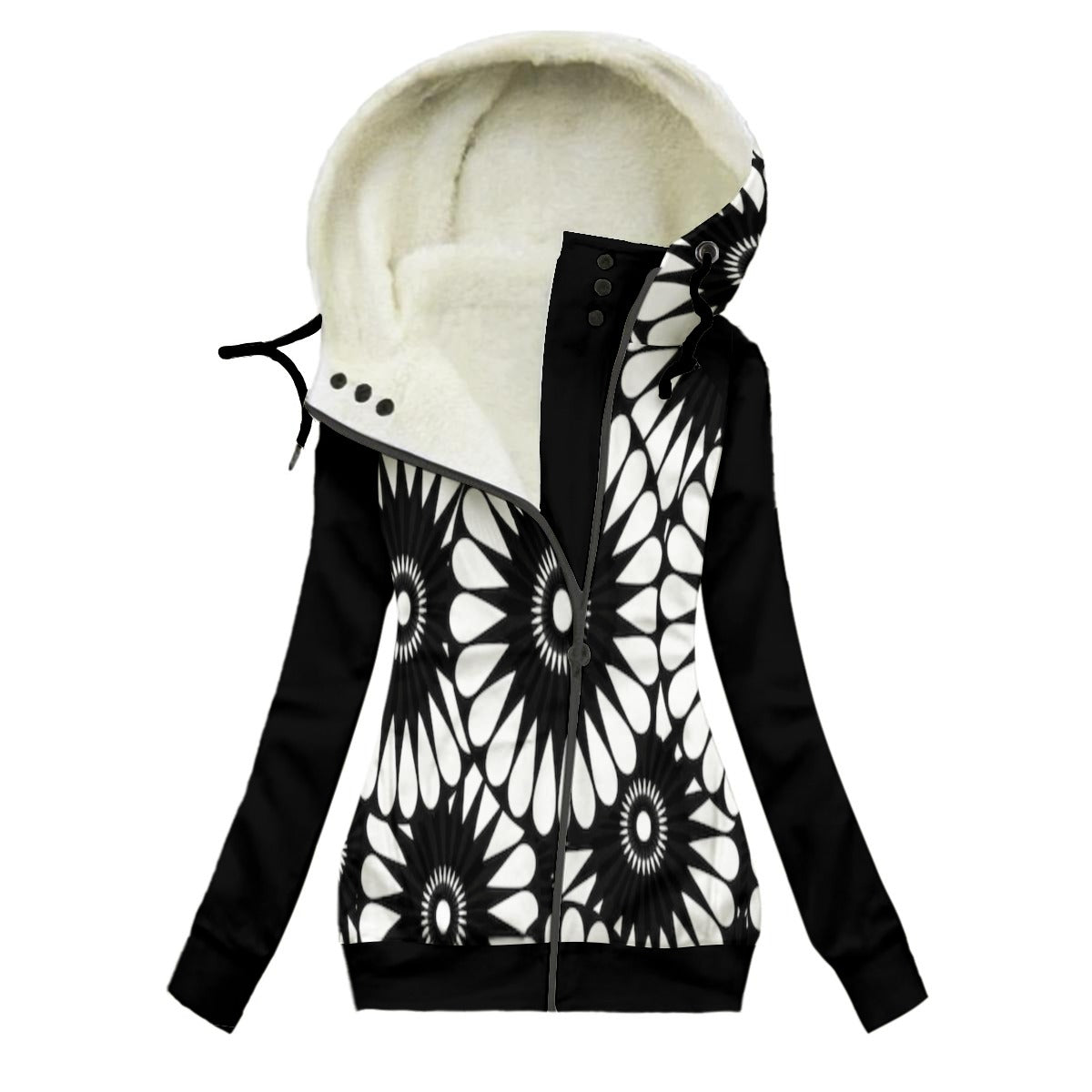 New and Exclusive Limited Edition Women's Long Jacket With Fleece Lining