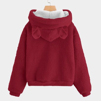 🧸Labubu WonderWoman SnugglePop™ Hoodie – Cute, Cozy & Ear-Resistible