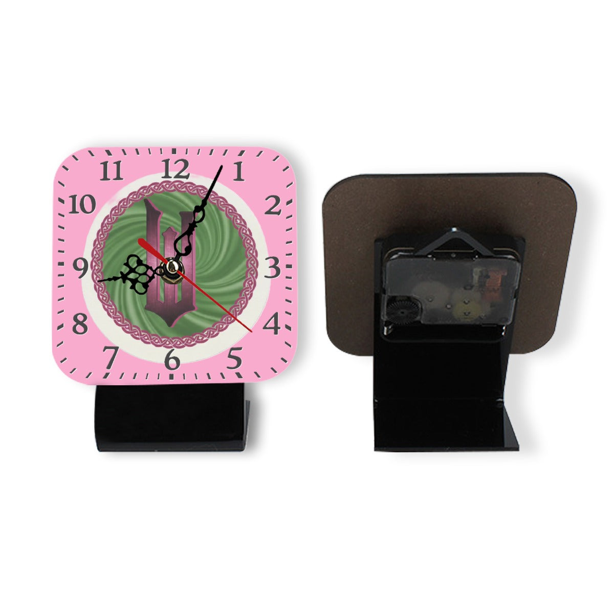 Exclusive Wicked Square Wood Clock