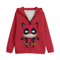 LABUBU HOODED SWEATER JACKETS - KIDS SWEATER JACKET