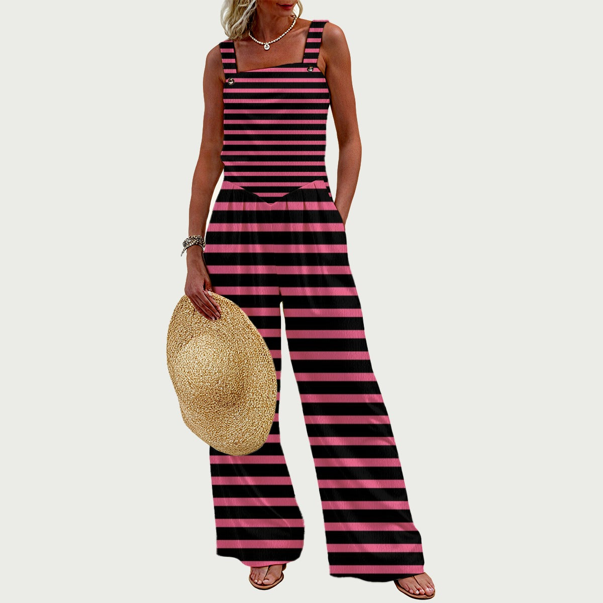 Womens One Piece -Wide Leg JumpSuit