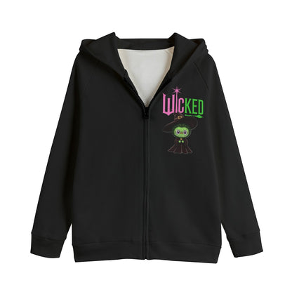 Wicked Labubu Hooded Sweater Jackets - KIDS SWEATER JACKET
