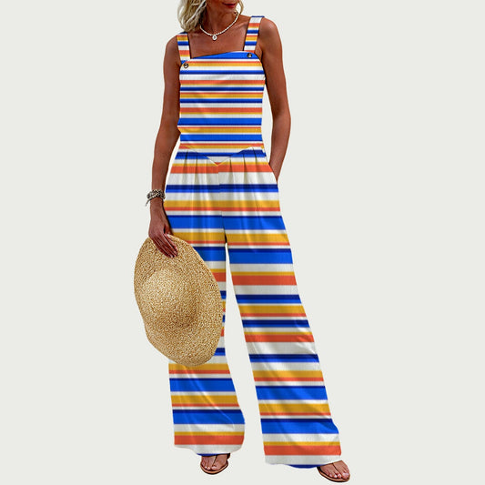 Womens One Piece -Wide Leg JumpSuit