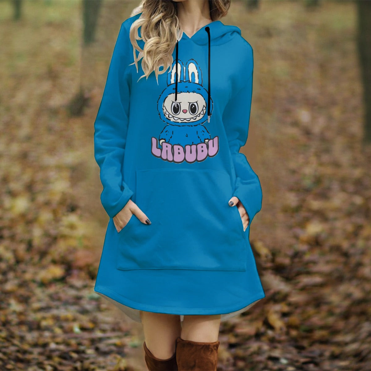 Exclusive Designed - Women's Long Hooded Dress
