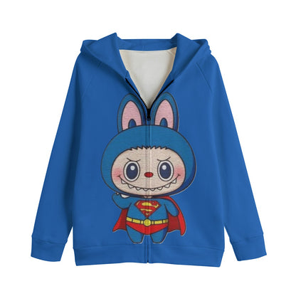 Exclusive Unisex Labubu Kid's Zip Sweatshirt Hoodie
