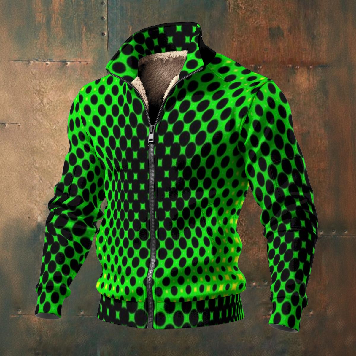 🧊“FrostFlex™ Knit Fleece — Built for Bold” Men's Fleece Zip Jacket