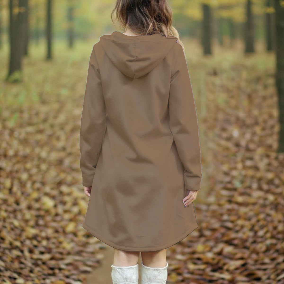 Exclusive Designed - Women's Long Hooded Dress