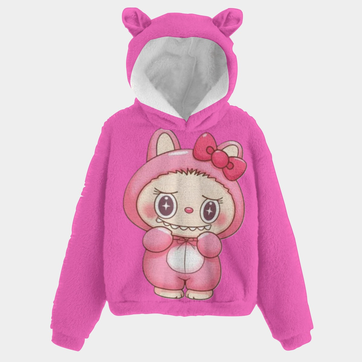 🧸Labubu SnugglePop™ Hoodie – Cute, Cozy & Ear-Resistible
