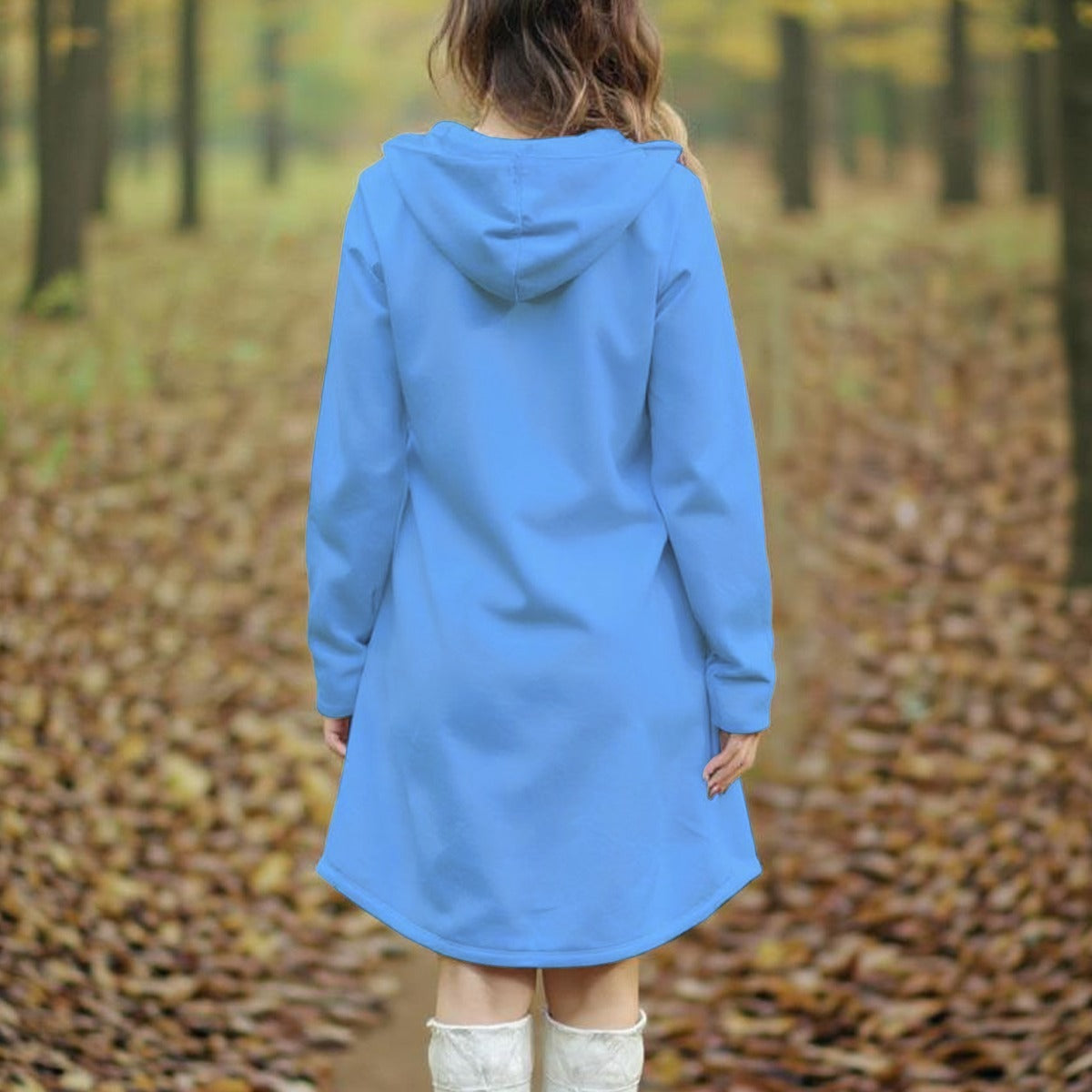 Exclusive Designed - Women's Long Hooded Dress