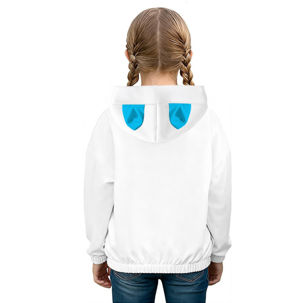 Bluey Labubu Kid’s Borg  Sweatshirt With Ear