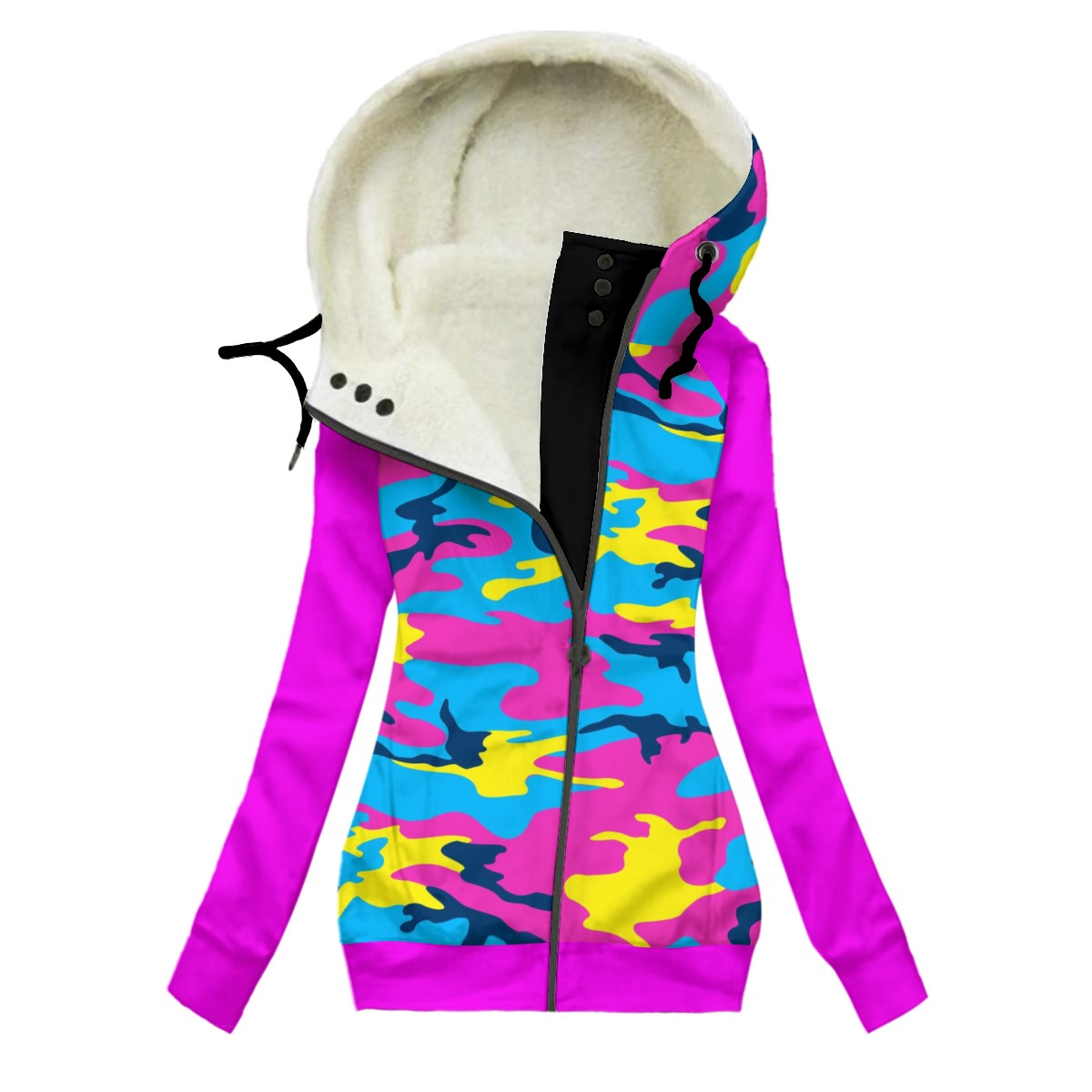 New and Exclusive Limited Edition Women's Long Jacket With Fleece Lining