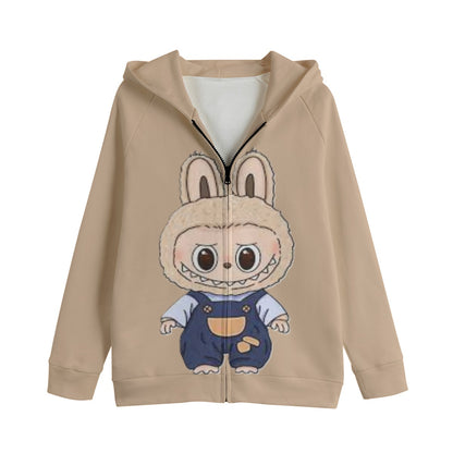 LABUBU HOODED SWEATER JACKETS - KIDS SWEATER JACKET