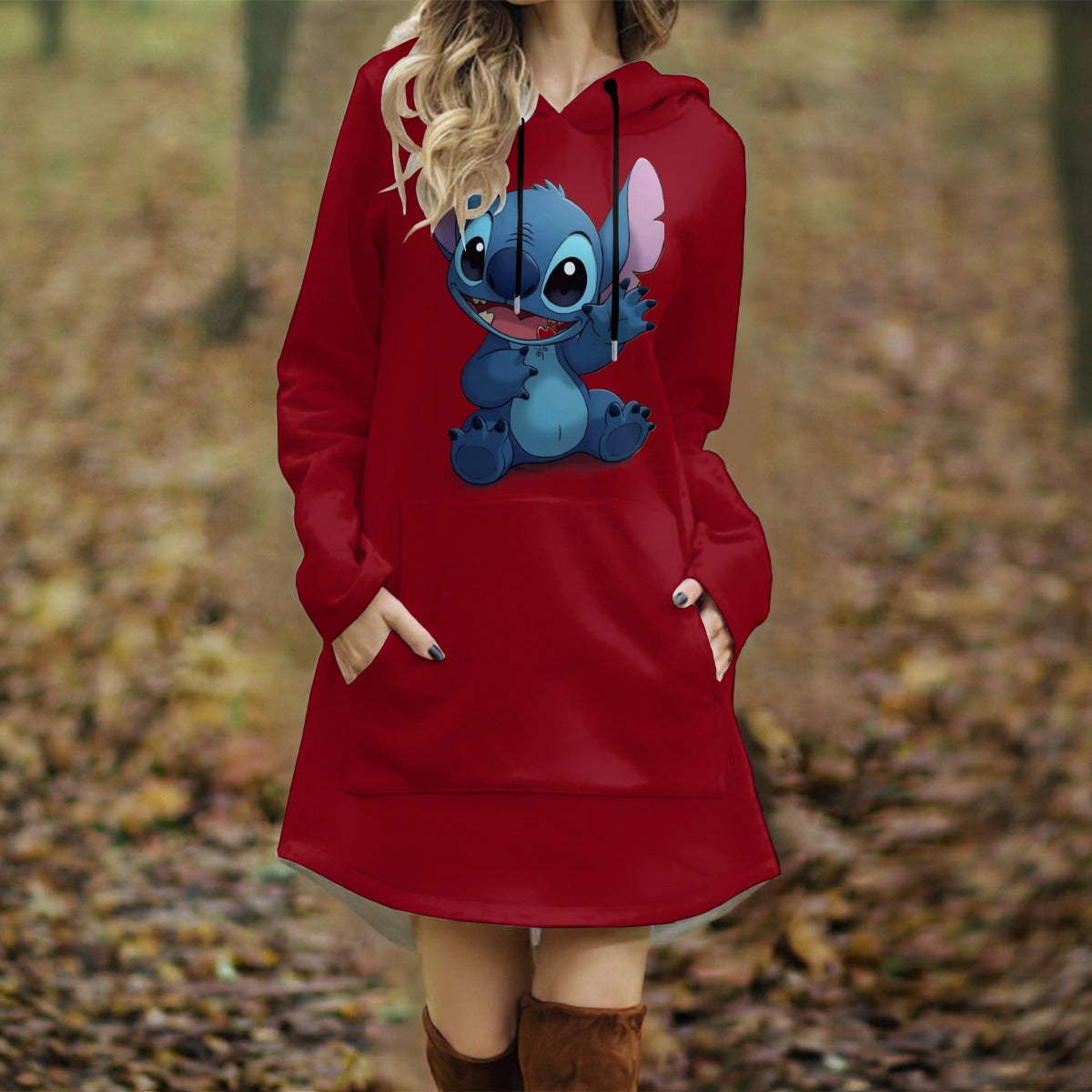 Exclusive Designed - Women's Long Hooded Dress