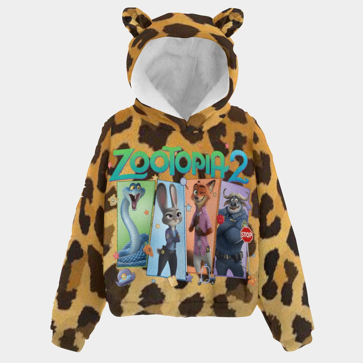 🔥Exclusive Limited Edition Zootopia 2™ Kid’s Cozy Warm Fleece Hoodie with Cute Animal Ears