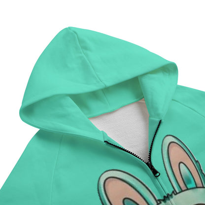 LABUBU HOODED SWEATER JACKETS - KIDS SWEATER JACKETS