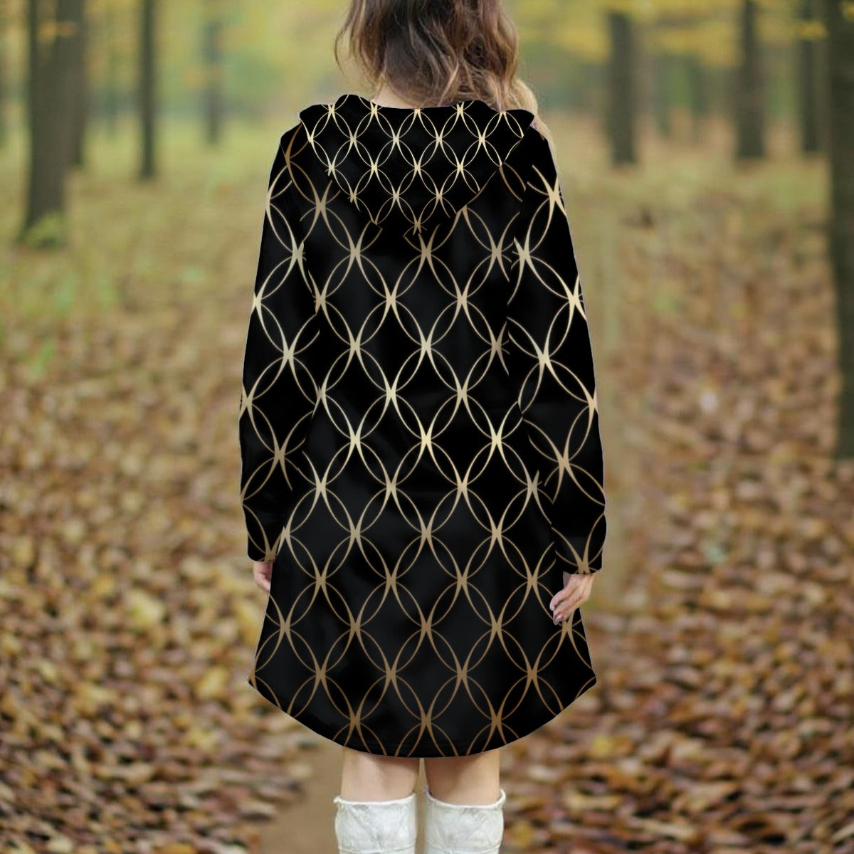 Exclusive Designed - Women's Long Hooded Dress