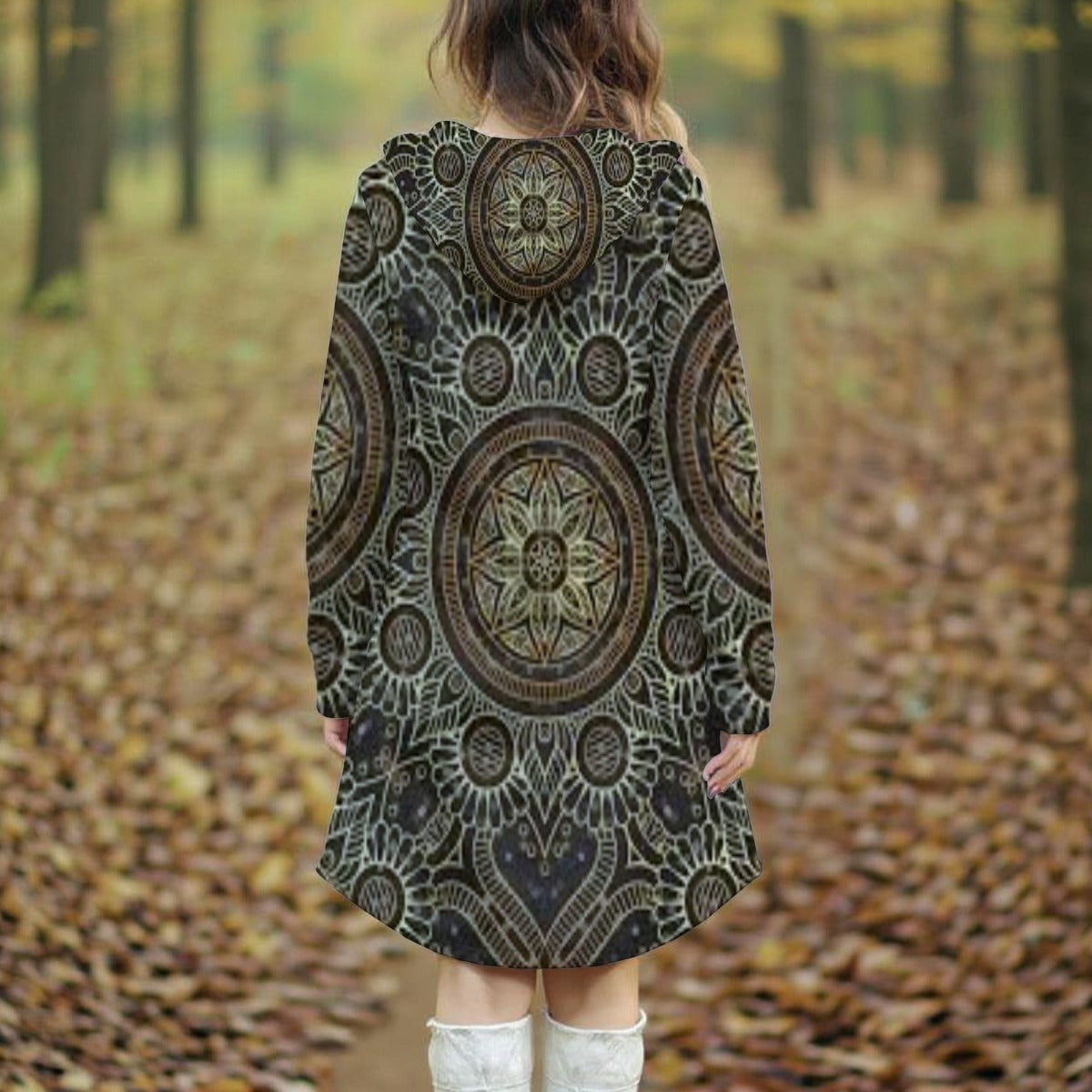 Exclusive Designed - Women's Long Hooded Dress