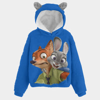 🔥Exclusive Limited Edition Zootopia 2™ Kid’s Cozy Warm Fleece Hoodie with Cute Animal Ears