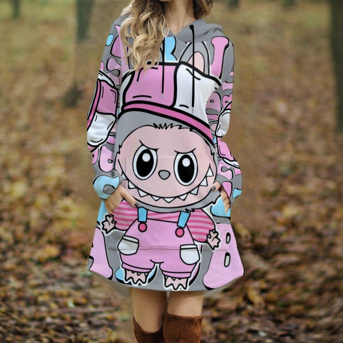 Exclusive Designed - Women's Long Hooded Dress