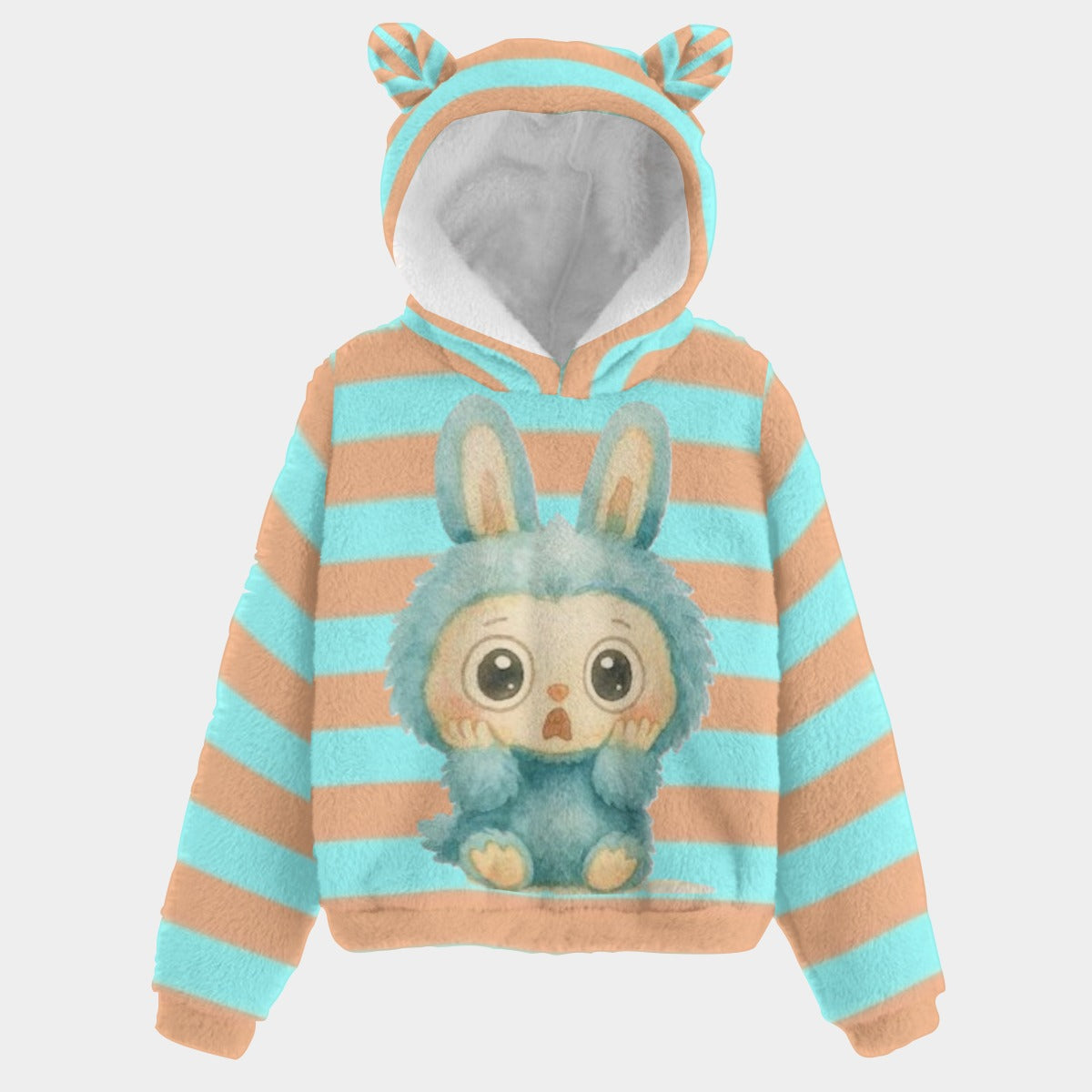 🧸Labubu SnugglePop™ Hoodie – Cute, Cozy & Ear-Resistible
