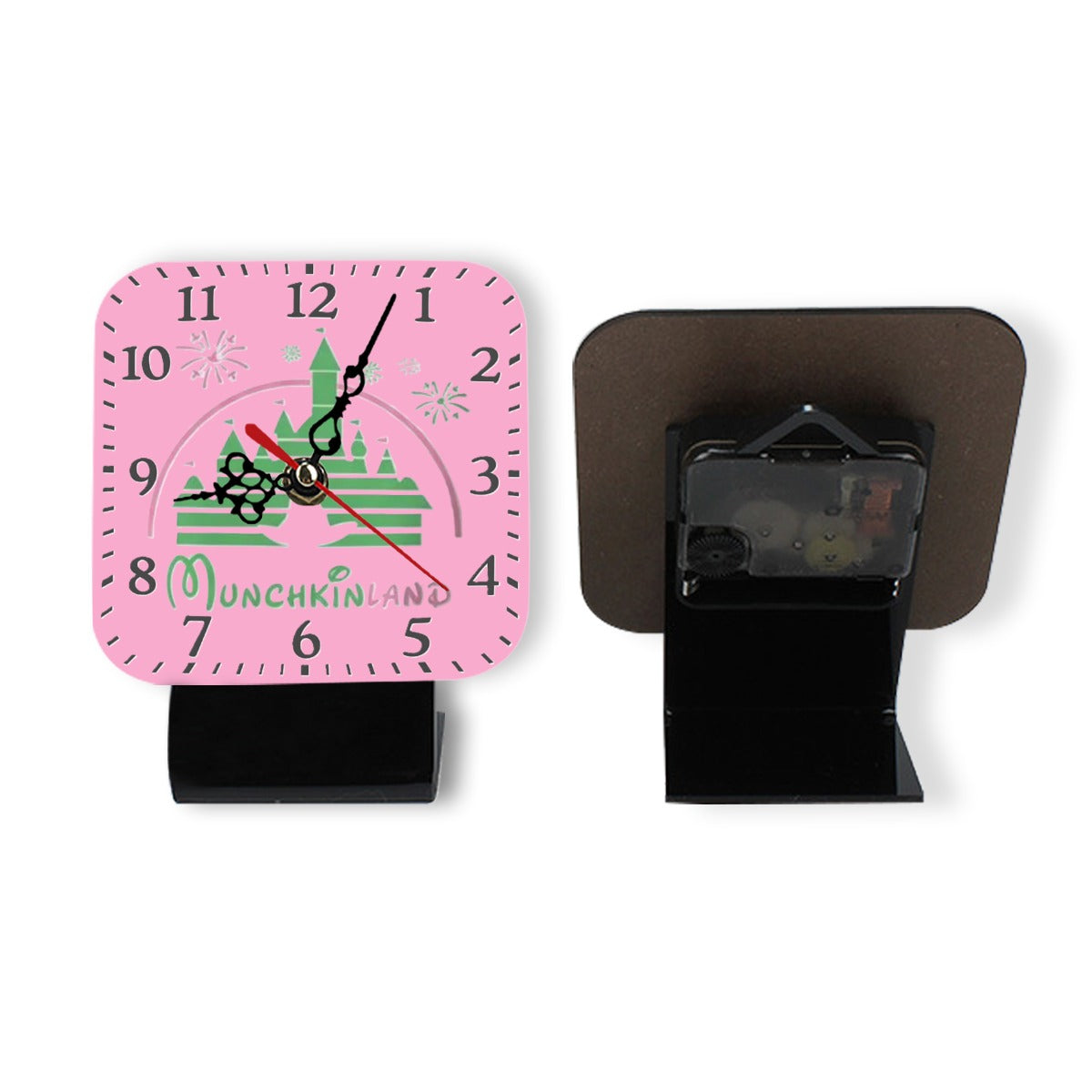 Exclusive Wicked Square Wood Clock