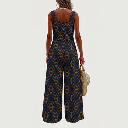 Womens One Piece -Wide Leg JumpSuit